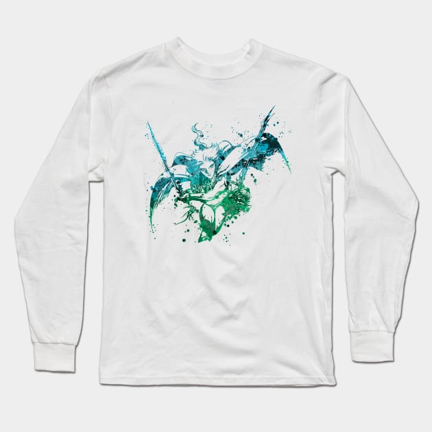 Final Fantasy III Long Sleeve T-Shirt by JonathonSummers